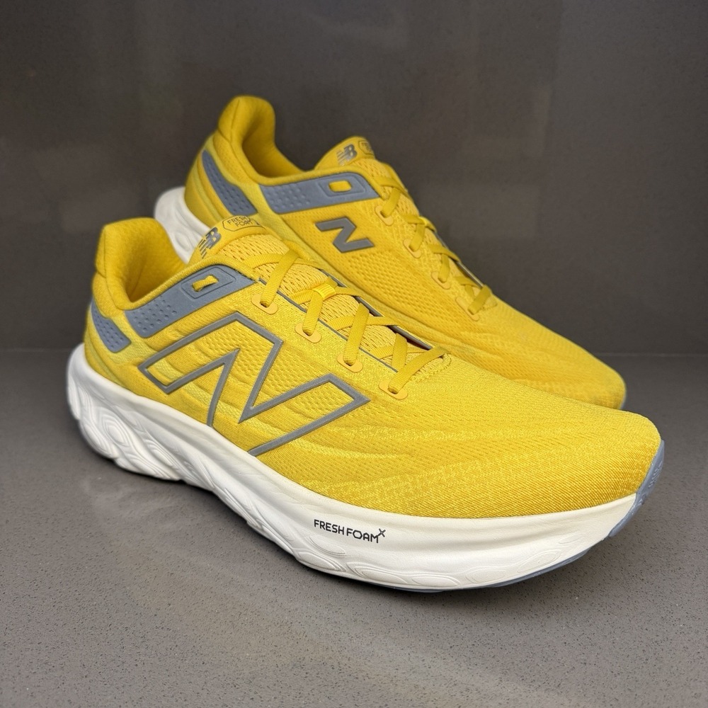 New Balance Fresh Foam X 1080v13 Mens 16 2E Wide Yellow Running Shoes M108013Z